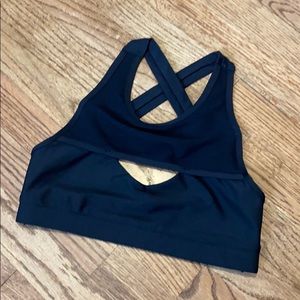 High Neck Keyhole Bra
